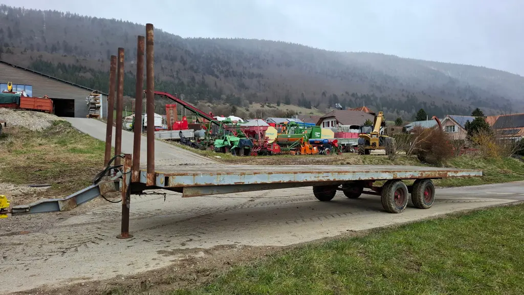 Remorque à plateau