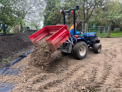 Krpan Hochkippschaufel PT140/80 Heckschaufel