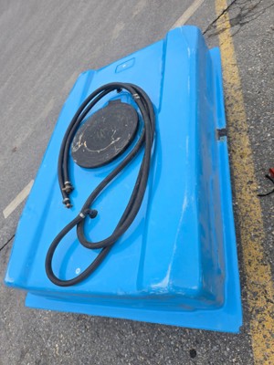 Polyesterfass 1000 L / Blau Occ.