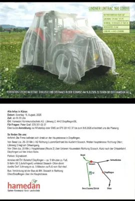 Lindner Lintrac 160 Probefahren