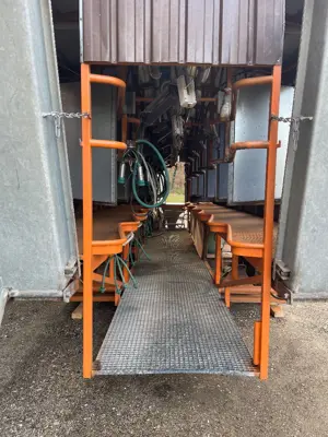 Salle de traite roulante