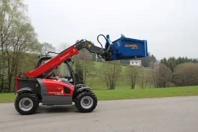Heckschaufel, Hochkippschaufel, Göweil GHU, Euro8 Anbau