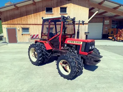 Mähtraktor/Wendetraktor De Pietri TR 80 DT (FIAT)