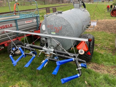 Fliegl Güllfass 5000 lt Schleppschlauchverteiler