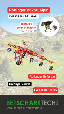 Pöttinger HIT V 6260 ALPIN (+GRATIS Viehhüter)