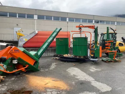 Posch Packfix / Scheitholzverpackung, Demo