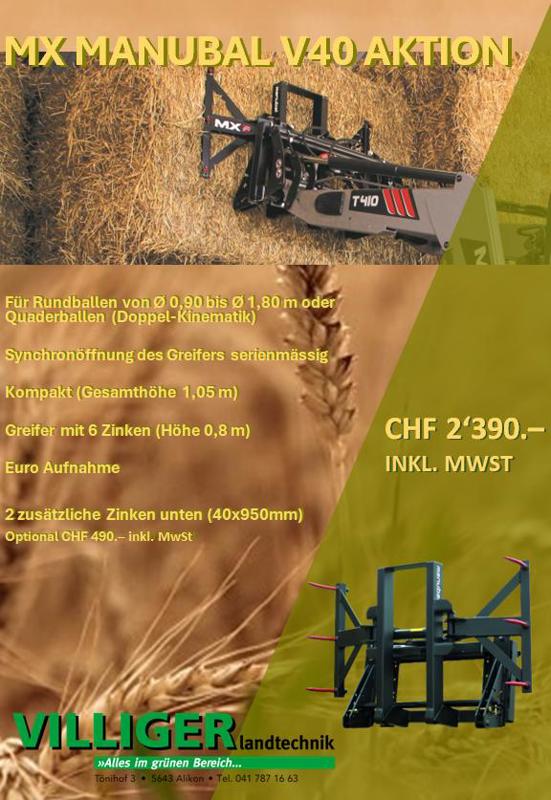 MX  Ballenzangen Manubal V40 AKTION
