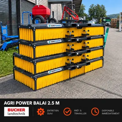 Balai à pousser Agri Power 2,5 m