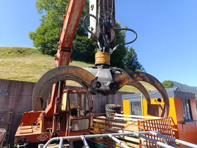 Holzgreifer Holzzange