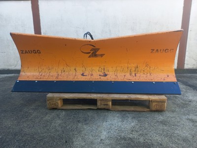 Schneepflug Zaugg G3-180 - 2 , mit neuer Küperschiene / Verbundschürfleiste , 1,8m Pfadschlitten mit Anbaudreieck  / Gerätedreieck passend an Kubota Kleintraktor / Kommunaltraktor usw.