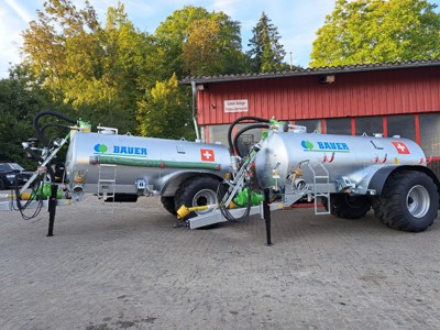 Vakuumfass BAUER V77 mit Schleppfix Gülleverteiler