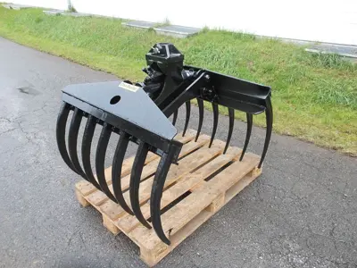 Negrisolo Mistzange Dunggabel,  6 Zinken, für Bagger Anbau