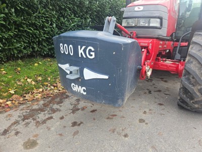 Masse  3points 800 kg