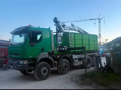 Benne Multilift avec grue bonfiglioli