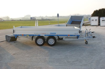 BRUNNER - BARTHAU Anhänger; SP 3502 - 412 x 212 x 40 cm  (Hochlader)