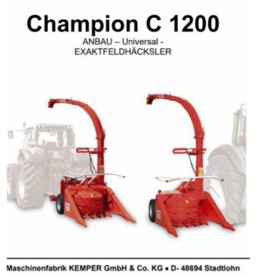 Kemper C1200  *Verschleissteile* jetzt Aktuell