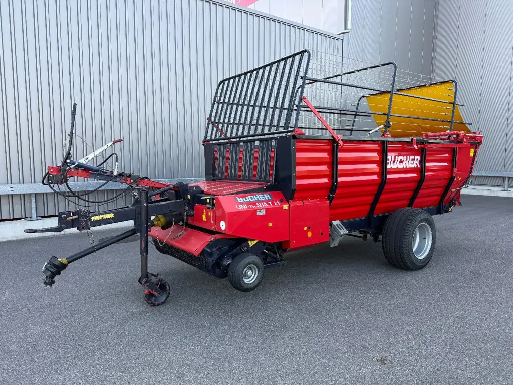 Tiefgang Ladewagen Bucher Uni Renta T 21