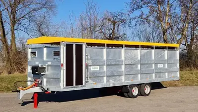Tiertransportanhänger "BECK" / Typ: TV (Tandem) ohne Radkasten