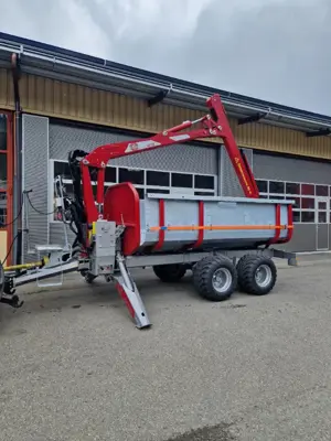 Rückewagen Forstanhänger Schlang& Reichart SR 1100