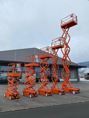 Hebebühne, Scherenbühne, Arbeitsbühne