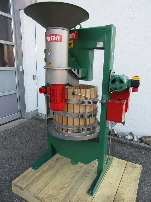 Voran Mostpresse Obstpresse Mostfritz 100K mit Mühle