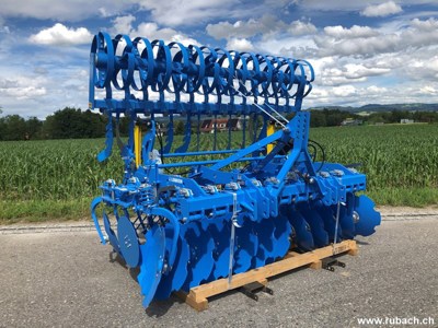 Lemken Rubin 10/300 Kurzscheibenegge, Arbeitsbreite 300cm, Flexringwalze