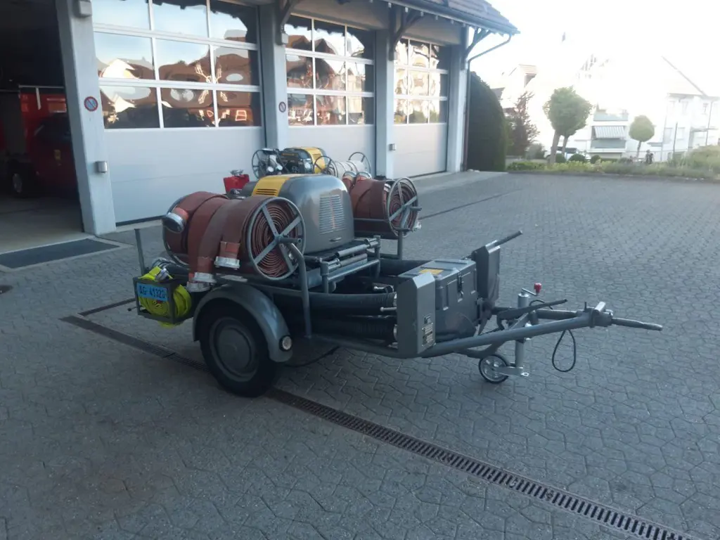 Wasserpumpe Motorspritze Feuerwehr