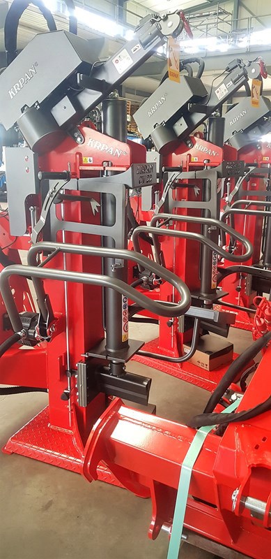 Krpan Holzspalter CV26K mit Funkseilwinde