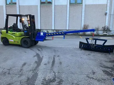 Kranarm zu Gabelstapler - Bras de grue pour chariot élévateur - Lieferbar ab Lager - disponible du s