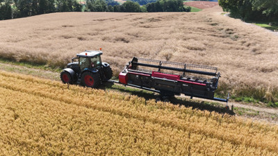 Schneidwerk-Wagen 180° Rotation