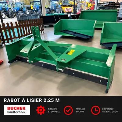 Rabot à lisier 2.25 m