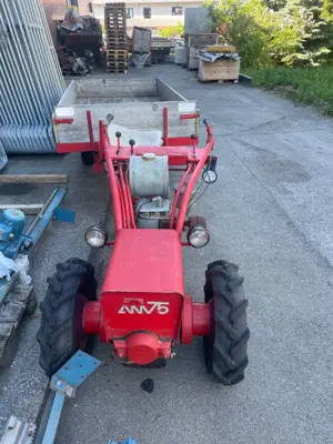 Aebi AM 75 mit Triebachsanhänger