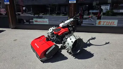 Einachser Aebi CC36 mit Schlegelmulcher