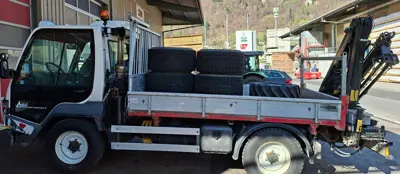 Lindner Unitrac 102 mit Kran