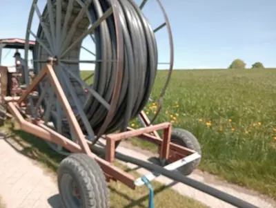 Schlauchrolle mit Schläuche PE 75mm