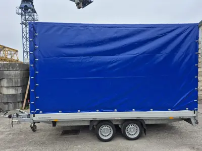 Anhänger Hochlader Humbaur HT 3500 / Blachenaufbau