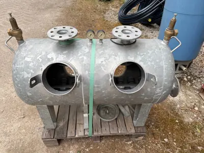 Sandfilter Stahl verzinkt. für EXPORT