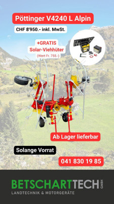Pöttinger HIT V 4240 L ALPIN (+GRATIS-Viehhüter)