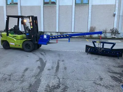Kranarm zu Gabelstapler - Bras de grue pour chariot élévateur - Lieferbar ab Lager - disponible du s