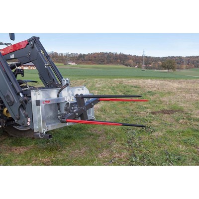 Rundballenabwicklungs- und Transportgerät Fliegl