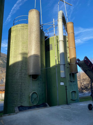 Komplette Hochsiloanlage