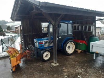 A vendre tracteur Iseki 3210 -Lame à neige