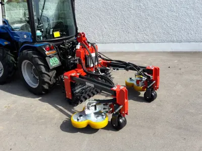 Unterstockmulcher Kleeblatt mit Messerwalze