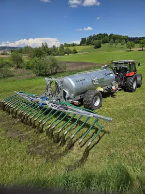 Druckfass Farmtech mit Schleppschlauch