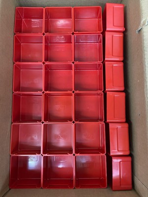 82 Stk. Lista Schubladeneinteilung / Einsatzkästen Nr. 7