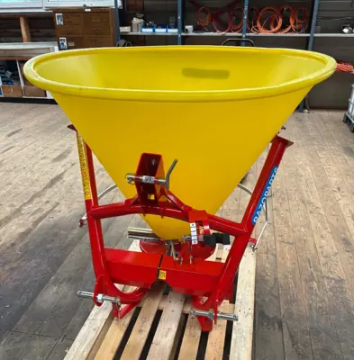 RAZOPARTS 400kg Kunststoff 1-Scheibendüngerstreuer