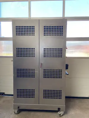 Massiver Edelstahl-Umweltschrank mit Rollen