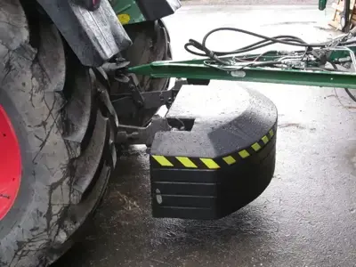 Heckgewicht/Heckballast, 800 kg, für Unterlenkeraufnahme, masse contrepoids, pour bras inf.