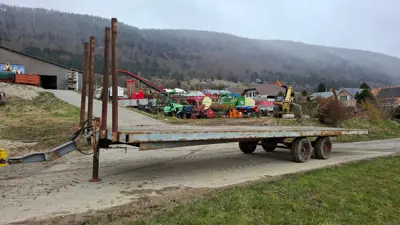 Remorque à plateau