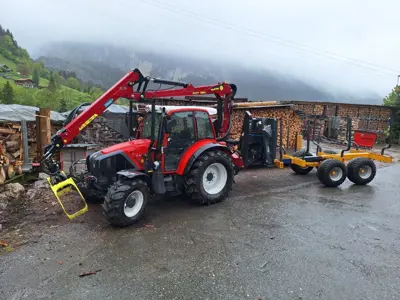 Lindner Geotrac 84ep PRO Forstkran / Rückewagen